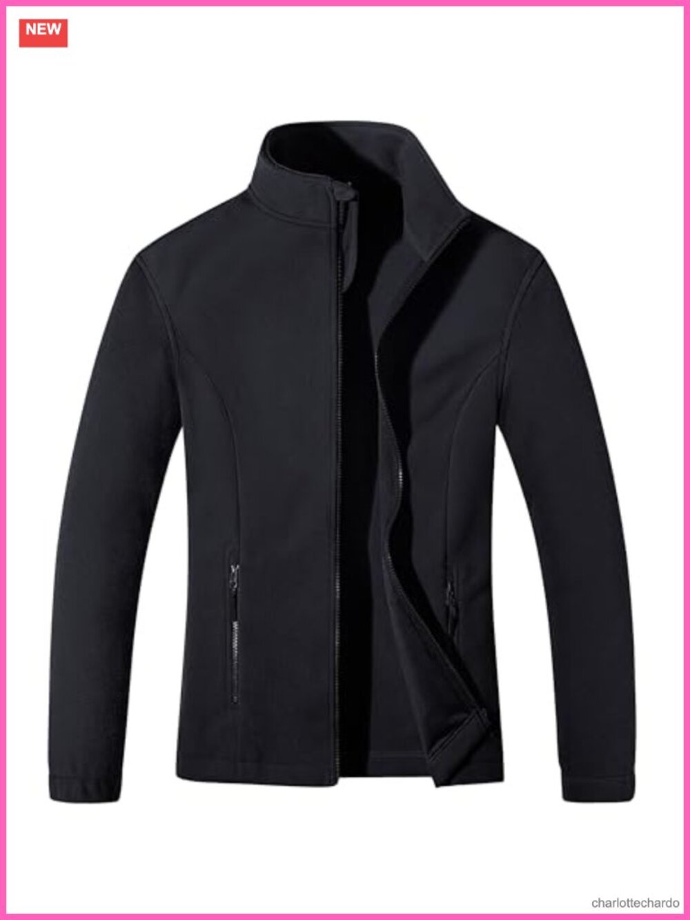 Women's Fleece Zip Up Jacket Lightweight Warm Long Sleeve with Pockets